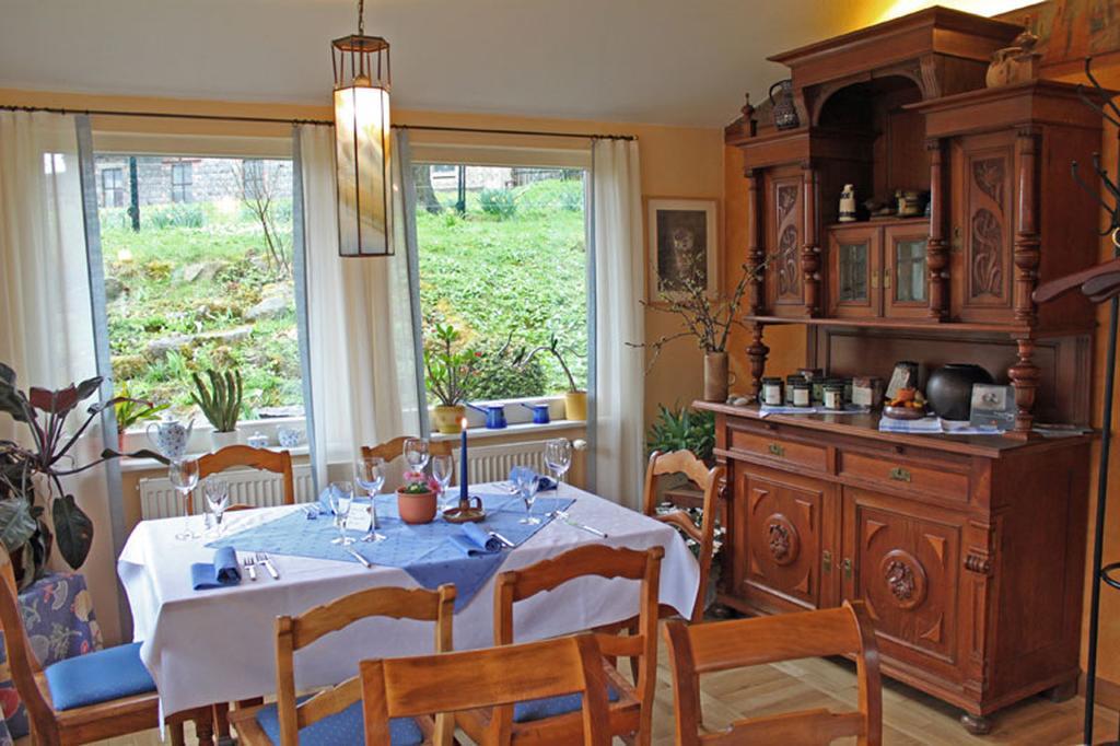 Landgasthaus Schwarzbachtal Lohsdorf Buitenkant foto